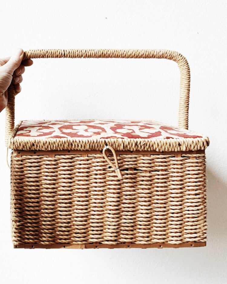 Vintage Sewing Basket