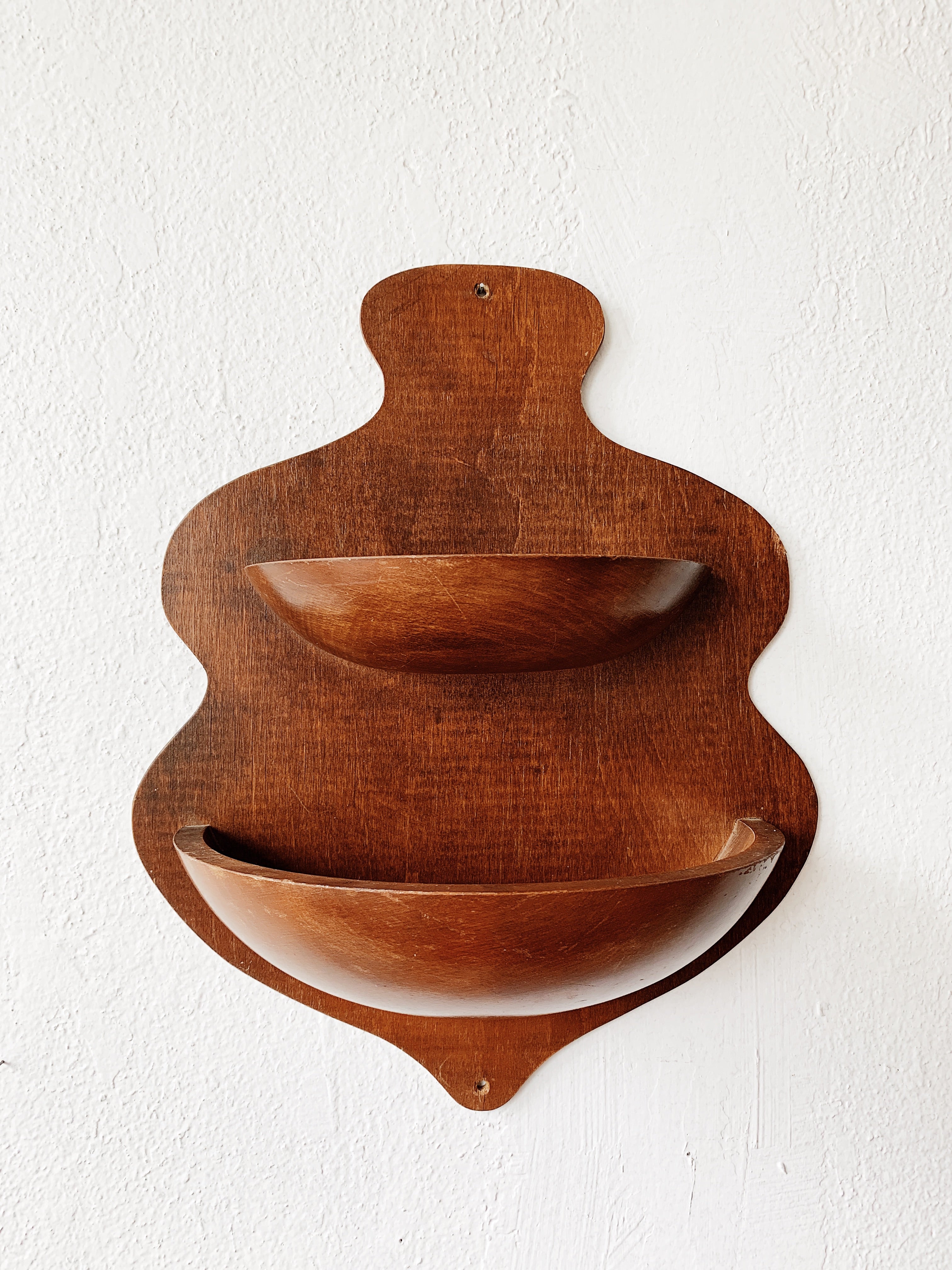 Vintage Wood Wall Pocket / Shelf - Thumbnail 3