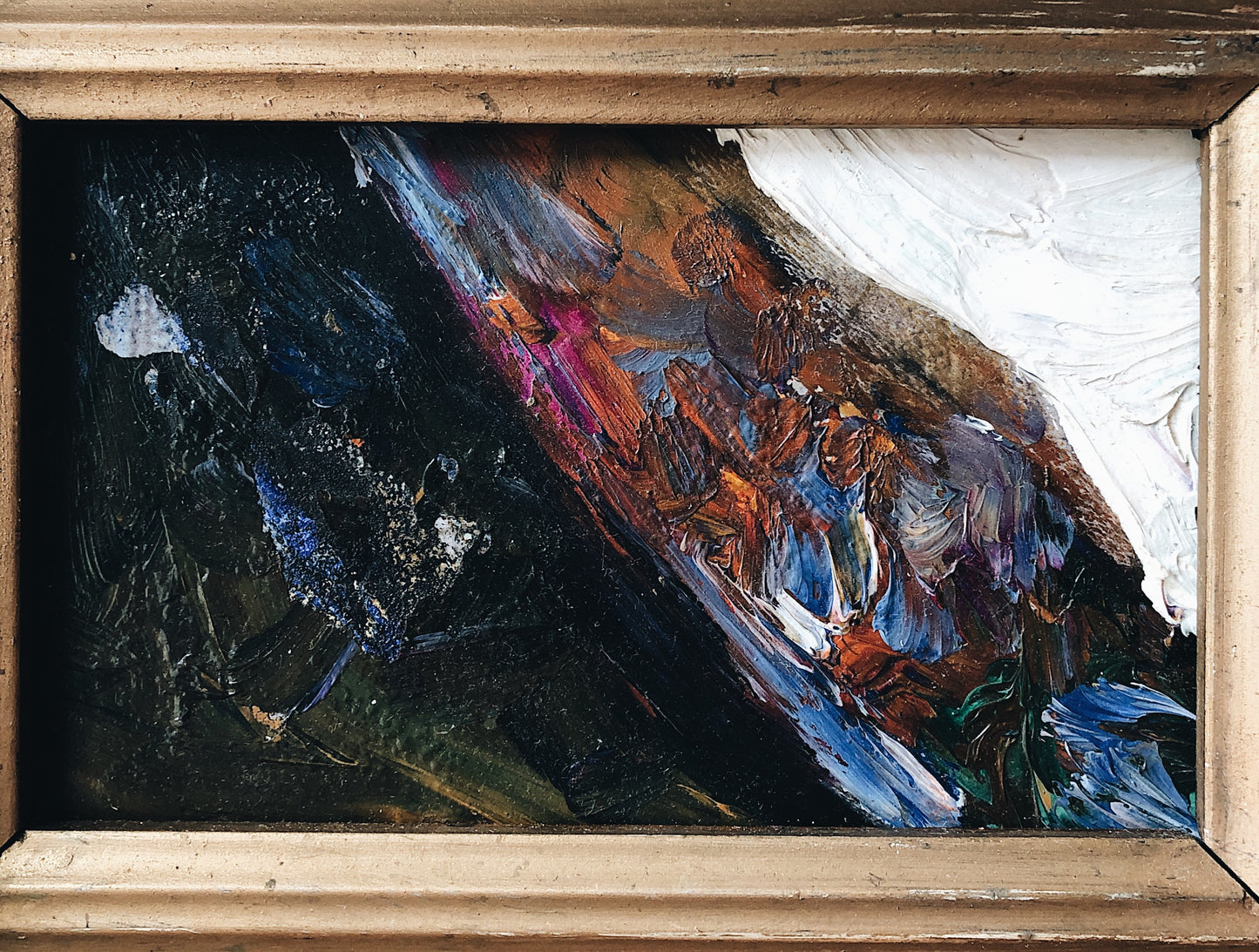 Vintage Abstract Oil Painting