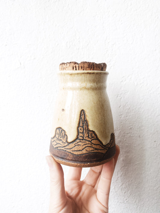 Vintage Corked Jar