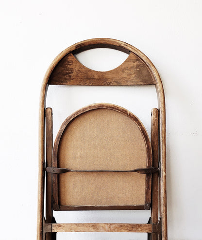 Vintage Wooden Folding Chair