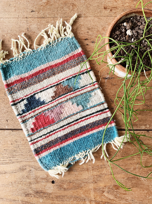 Small Vintage Wool Weaving