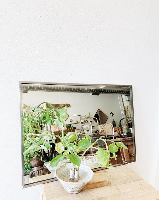 Vintage Industrial Mirror
