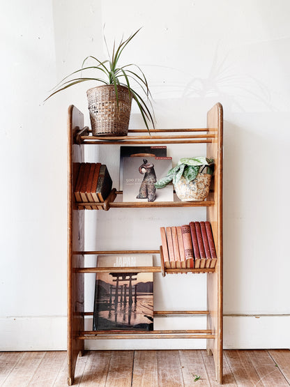 Vintage Wood Bookshelf