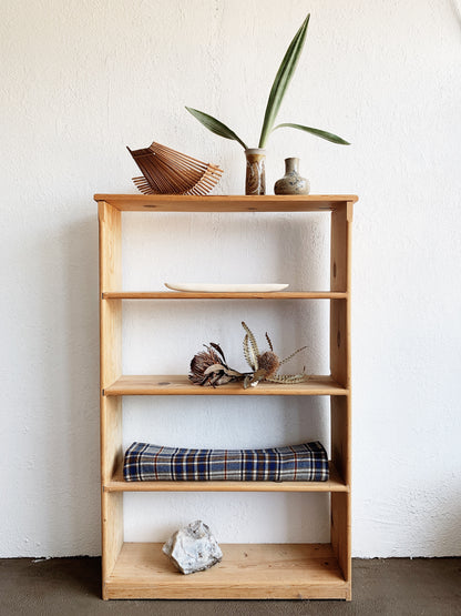 Pine Wood Bookshelf