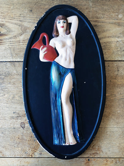 Stunning Chalkware Goddess