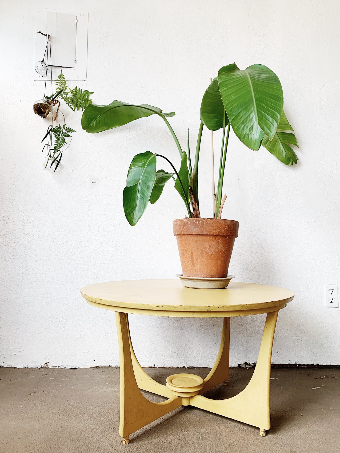 Vintage Yellow Coffee Table