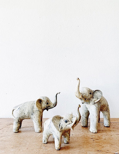 Vintage Elephant Family