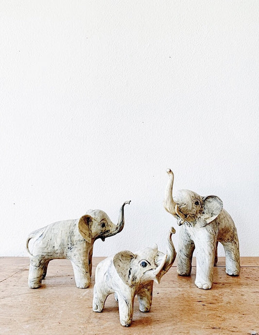 Vintage Elephant Family
