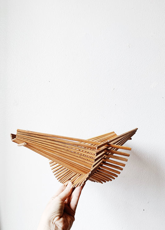 Danish Modern Folding Basket