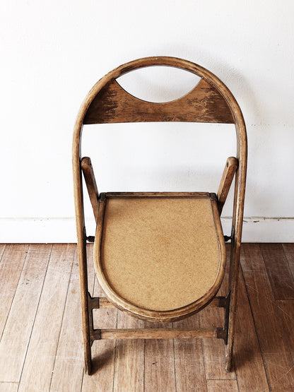 Vintage Wooden Folding Chair