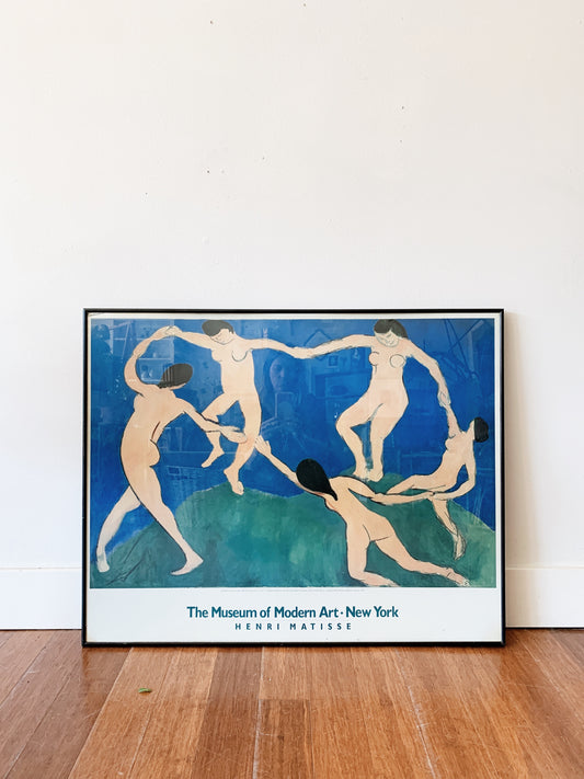Large Framed Henri Matisse MOMA Poster
