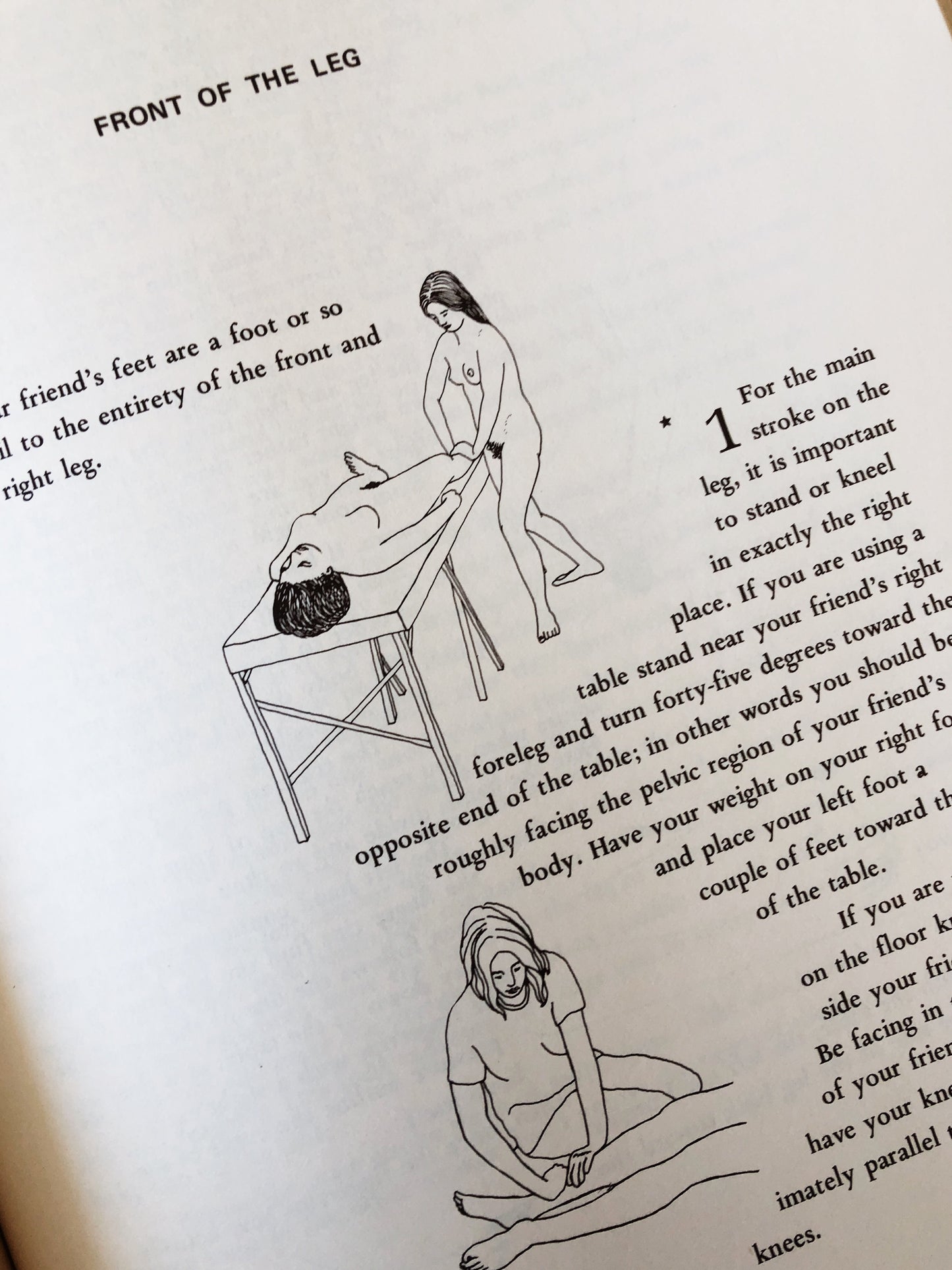 Vintage 1970s Massage Book