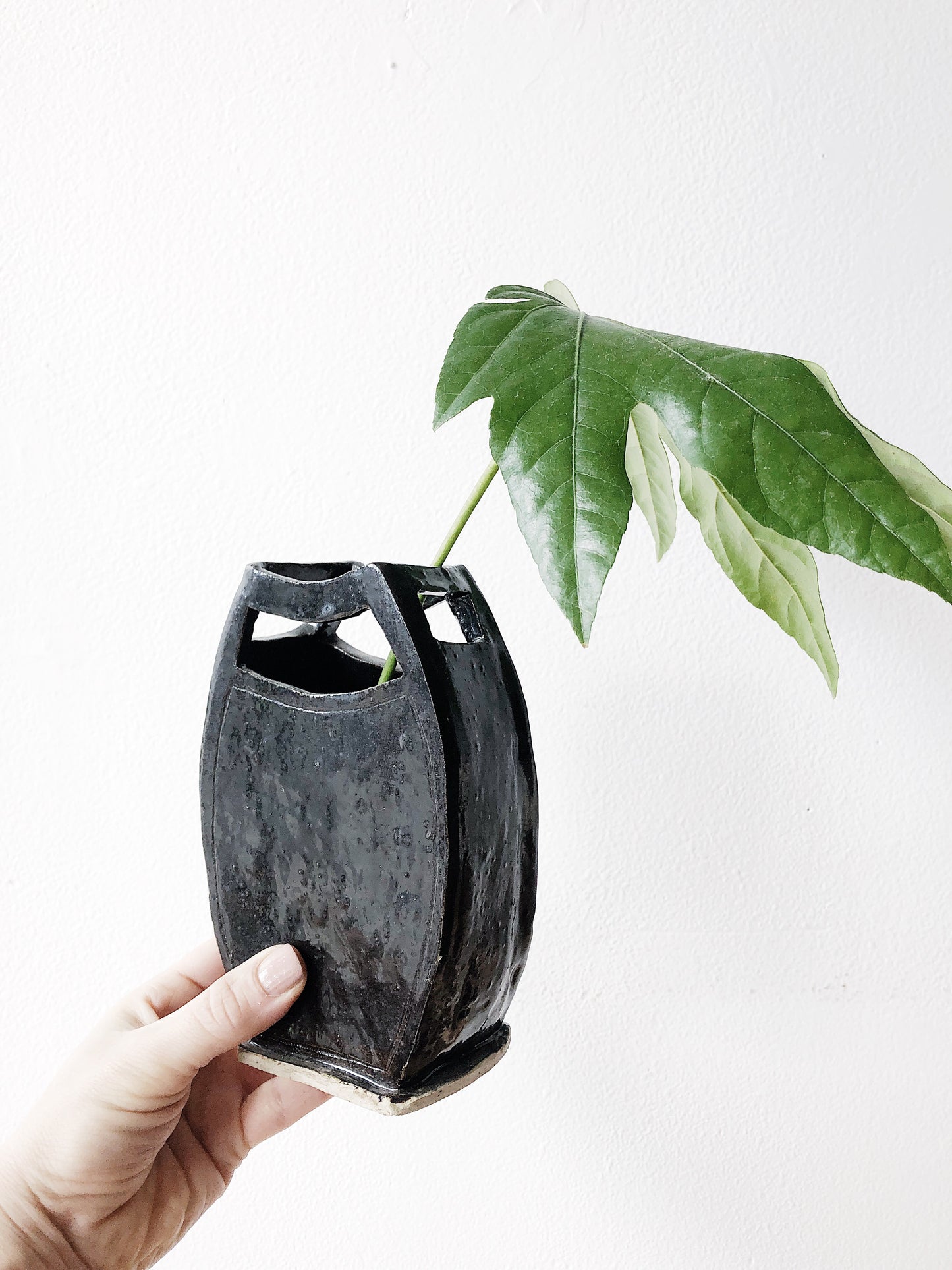 Handmade Ceramic Cutwork Vase