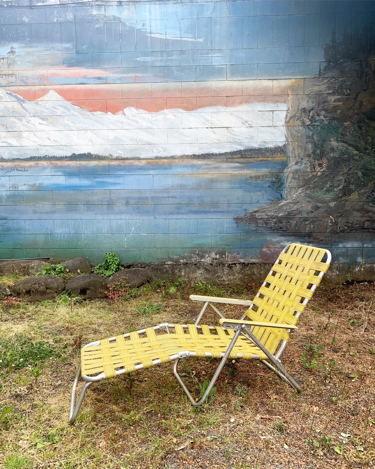 Vintage Aluminum Lounger