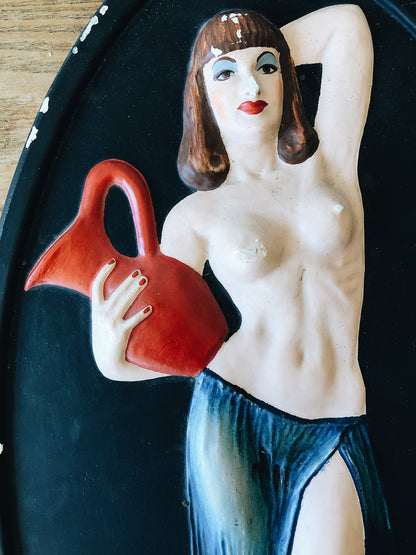 Stunning Chalkware Goddess