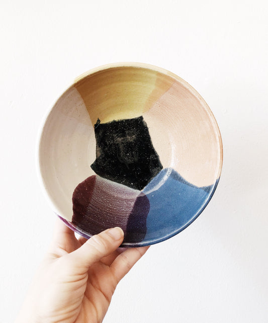 Vintage Colorful Ceramic Bowl