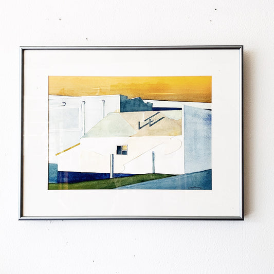 Original Watercolor Collage
