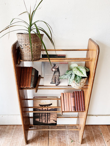 Vintage Wood Bookshelf