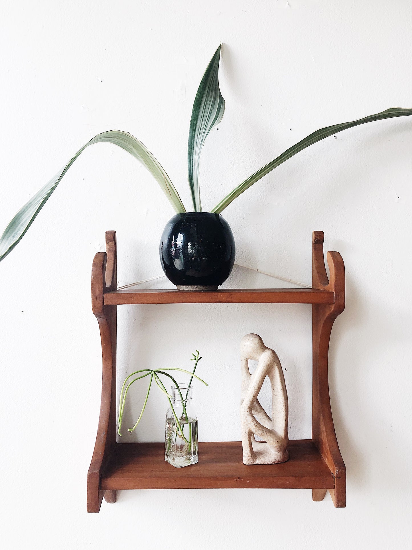 Vintage Soapstone Thinker Sculpture