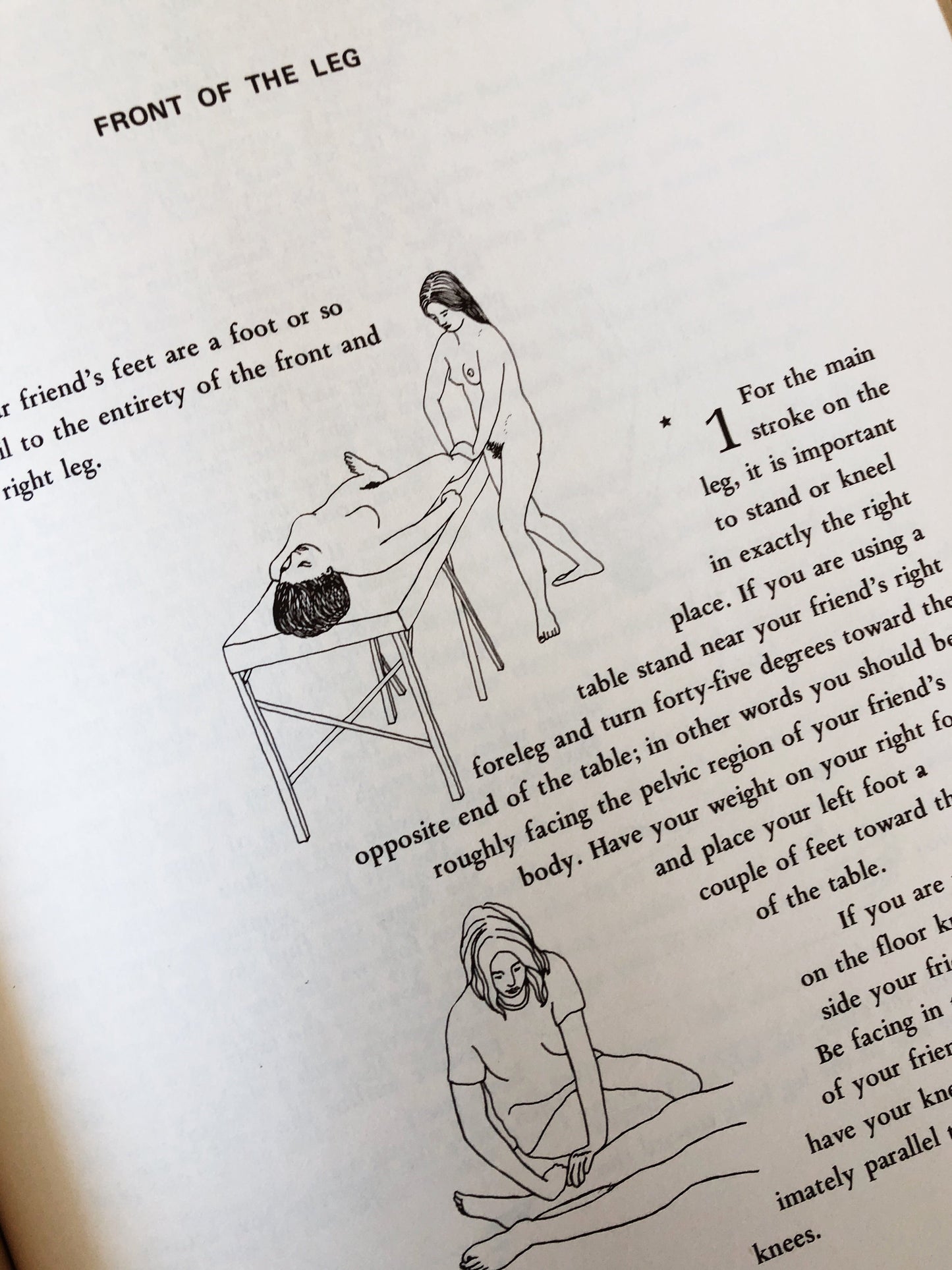Vintage 1970s Massage Book