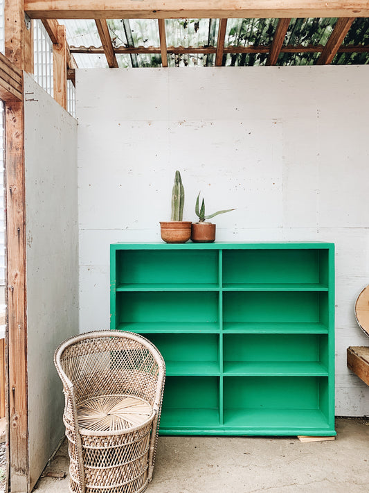 Large Vintage Wood Shelf