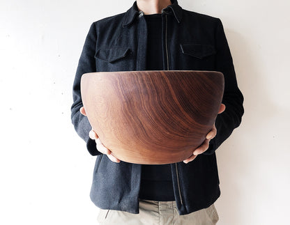 Large Vintage Teak Bowl