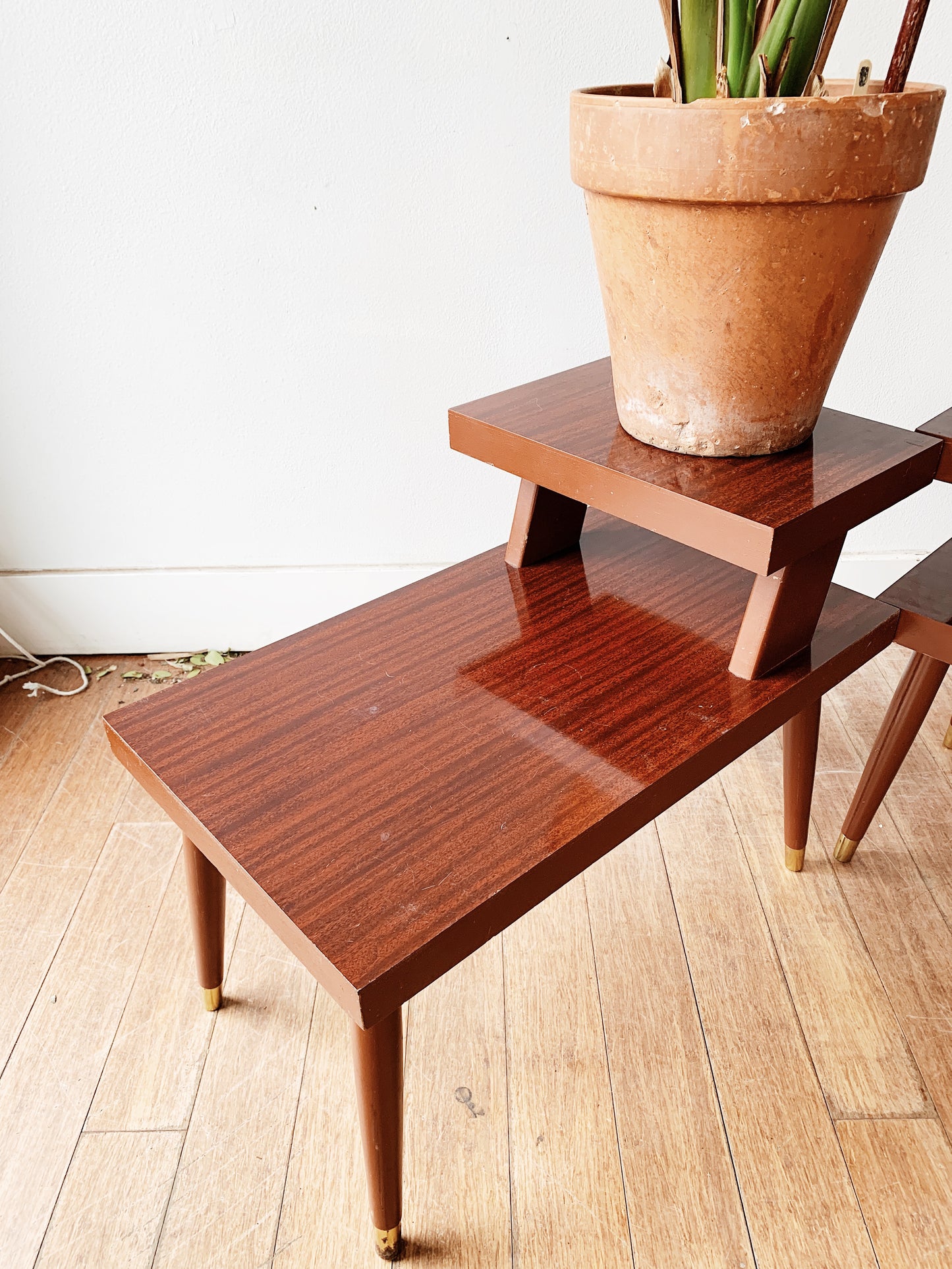 Mid Century Two Tiered End Table