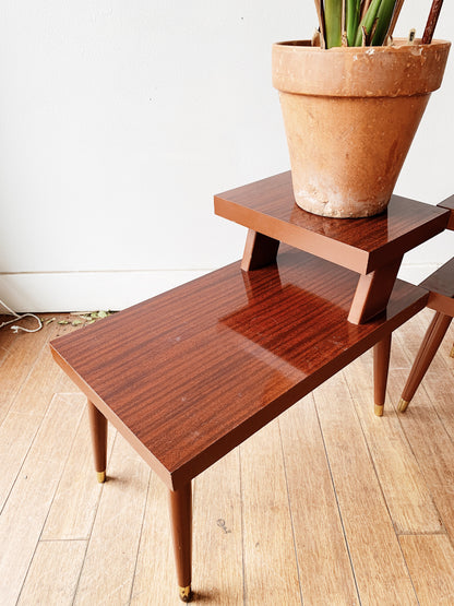 Mid Century Two Tiered End Table