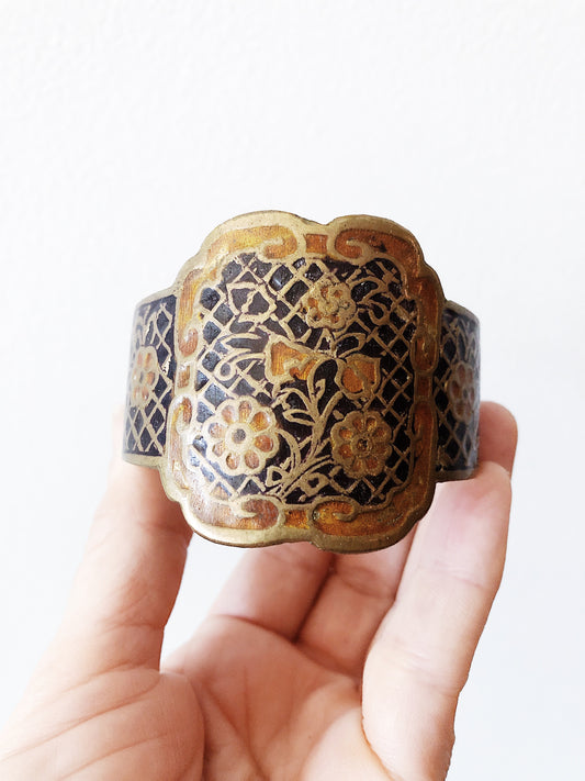 Vintage Cloisonné Cuff