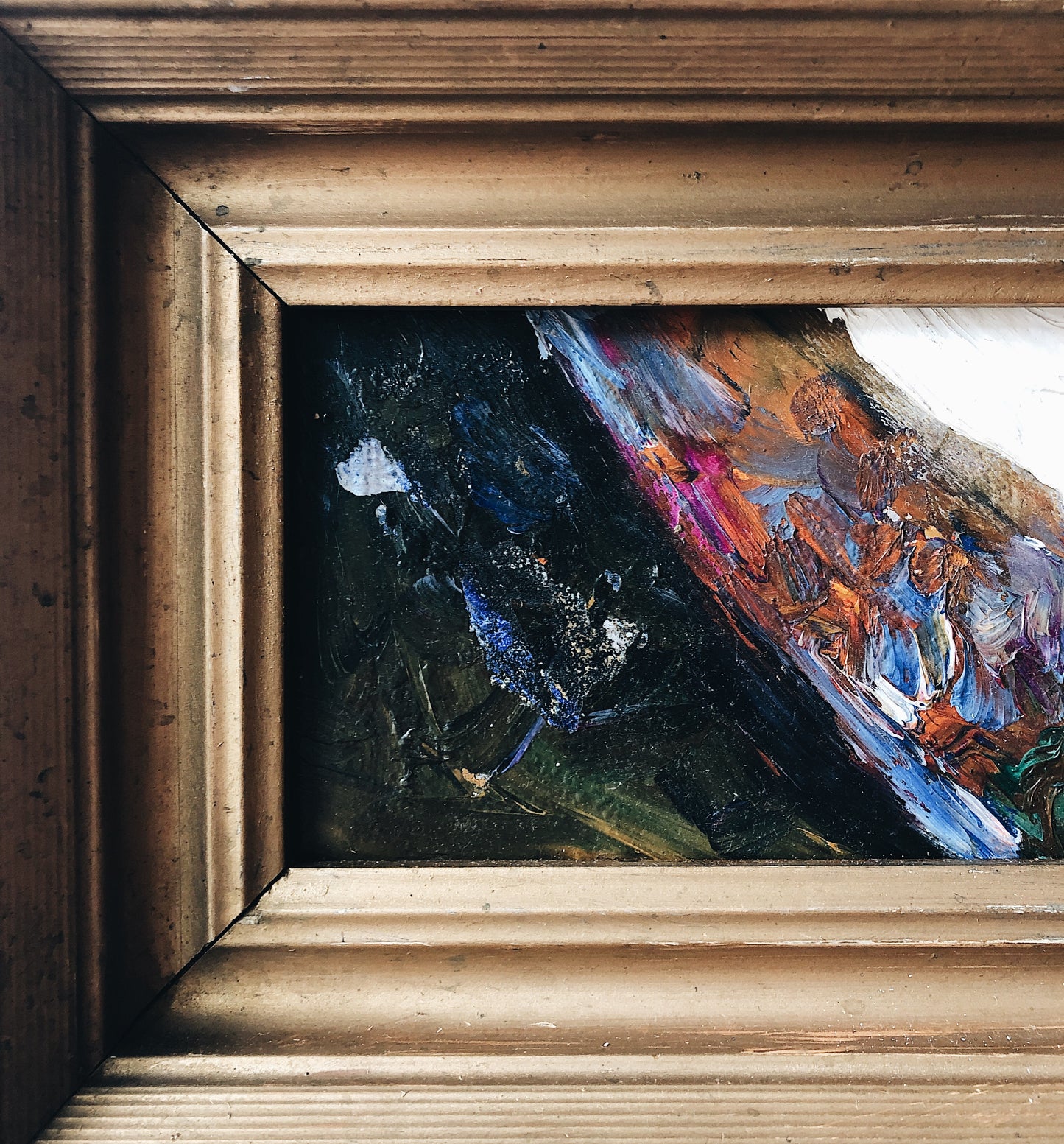 Vintage Abstract Oil Painting