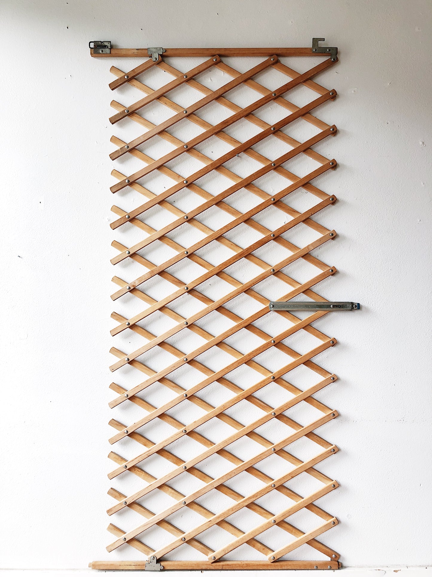 Vintage Wooden Accordion Gate