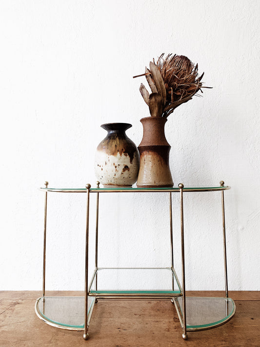 Vintage Glass Shelf