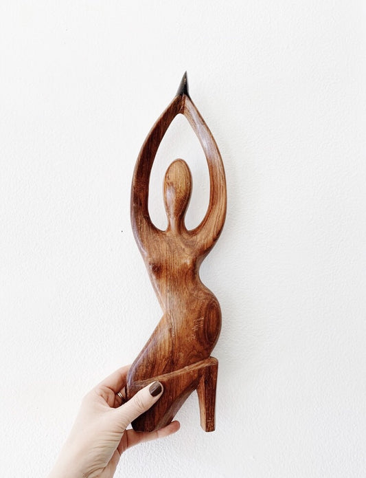 Carved Wood Statue