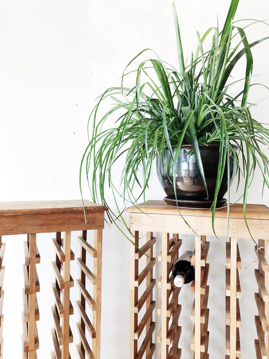 Vintage Handmade Wine Rack