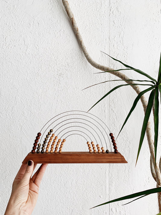 Vintage Beaded Abacus/Rainbow