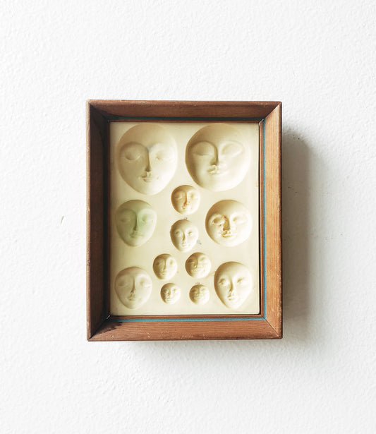 Vintage Framed Faces Mold