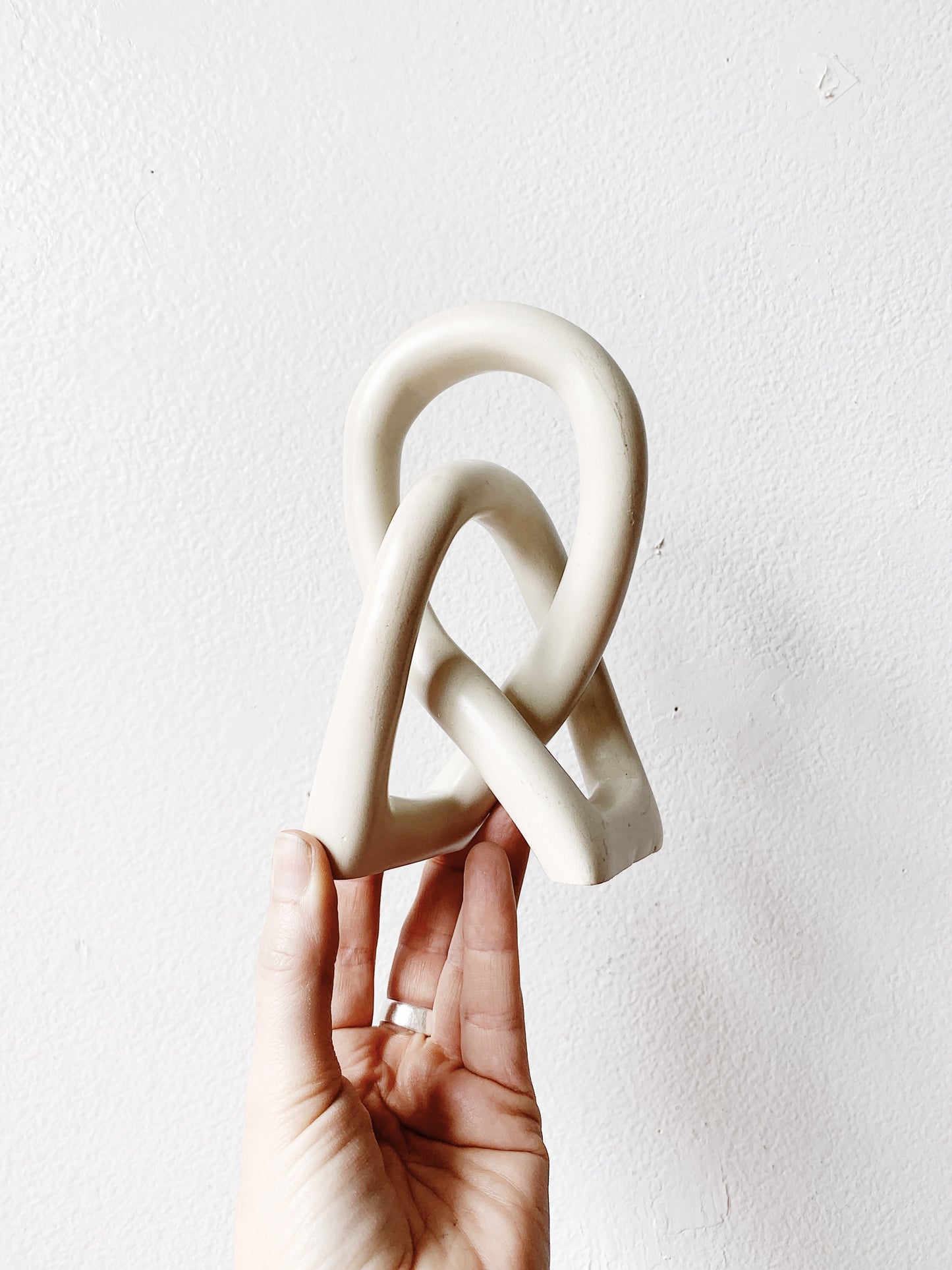 Vintage Soapstone Infinity Sculpture