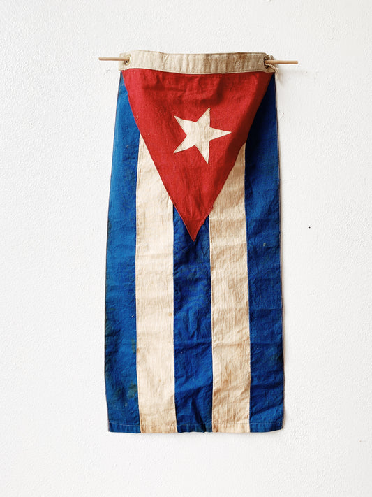 Antique Cuban Nautical Flag
