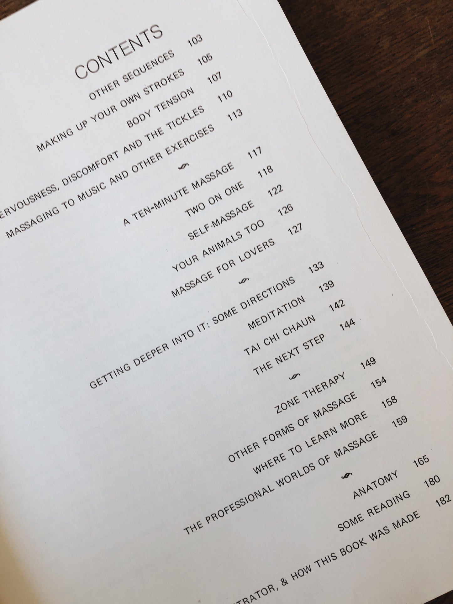 Vintage 1970s Massage Book