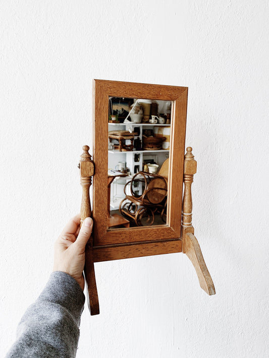 Petite Vintage Standing Mirror