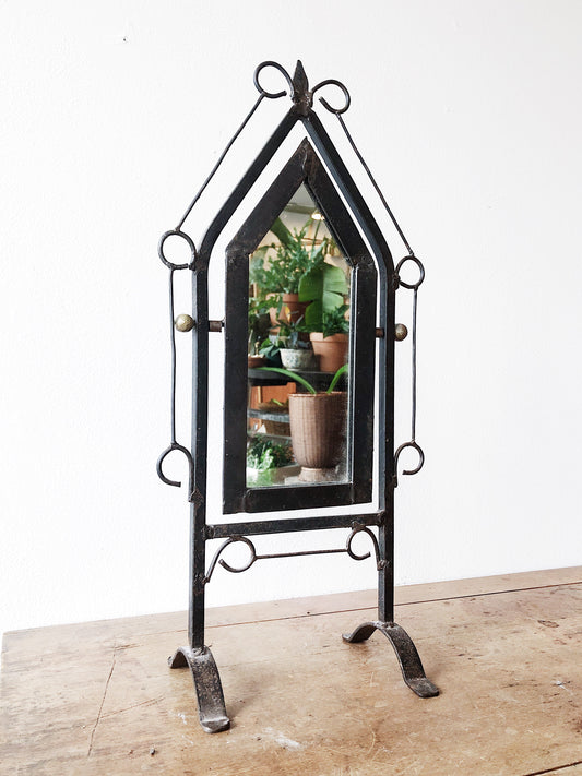 Vintage Iron Folk Mirror