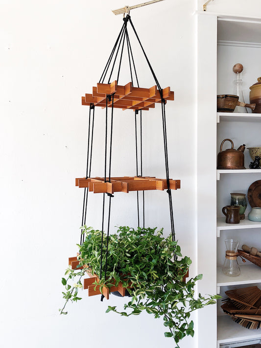 Vintage Three Tier Grid Hanger