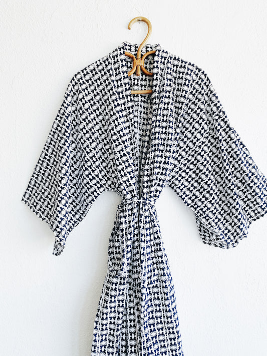 RESERVED FOR JACKIE Long Cotton Kimono