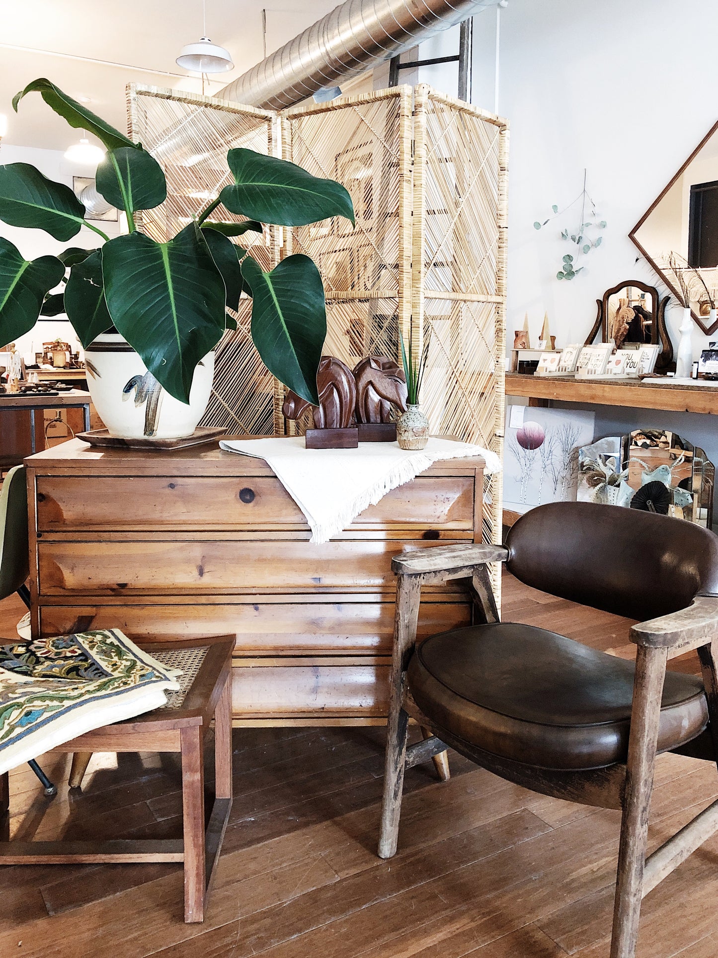 Vintage Room Divider Screen