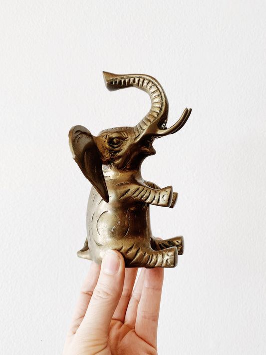 Vintage Brass Elephant