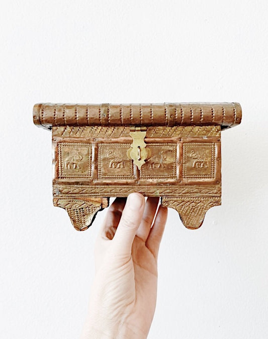 Vintage Brass Box