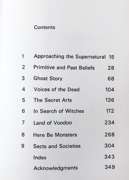 Vintage Hardcover Book ‘The Supernatural’