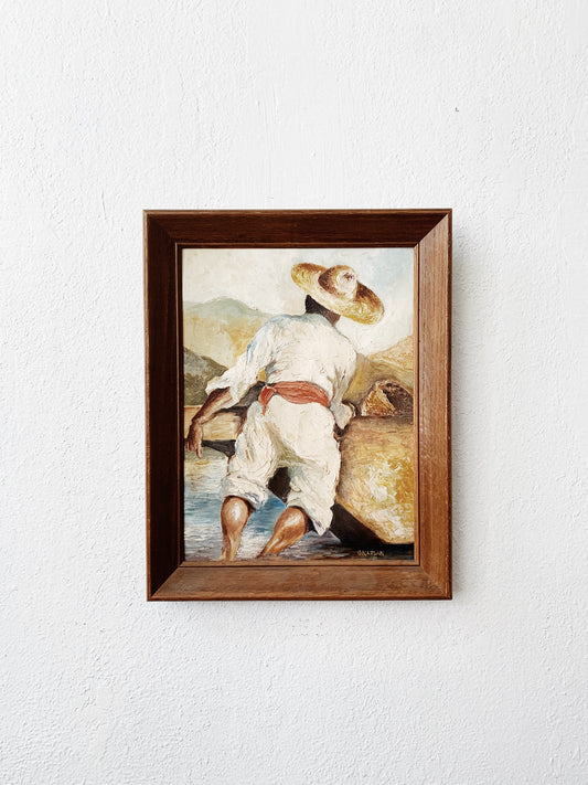 Vintage Framed Oil Painting